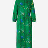 Erdem Vestido Midi Motivo Floral color Verde sku 721-000302 01 - Foto 1