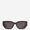 Balenciaga Gafas de Sol Rectangulares Bossy Cat color Negro sku 614-002876 01 - Foto 1