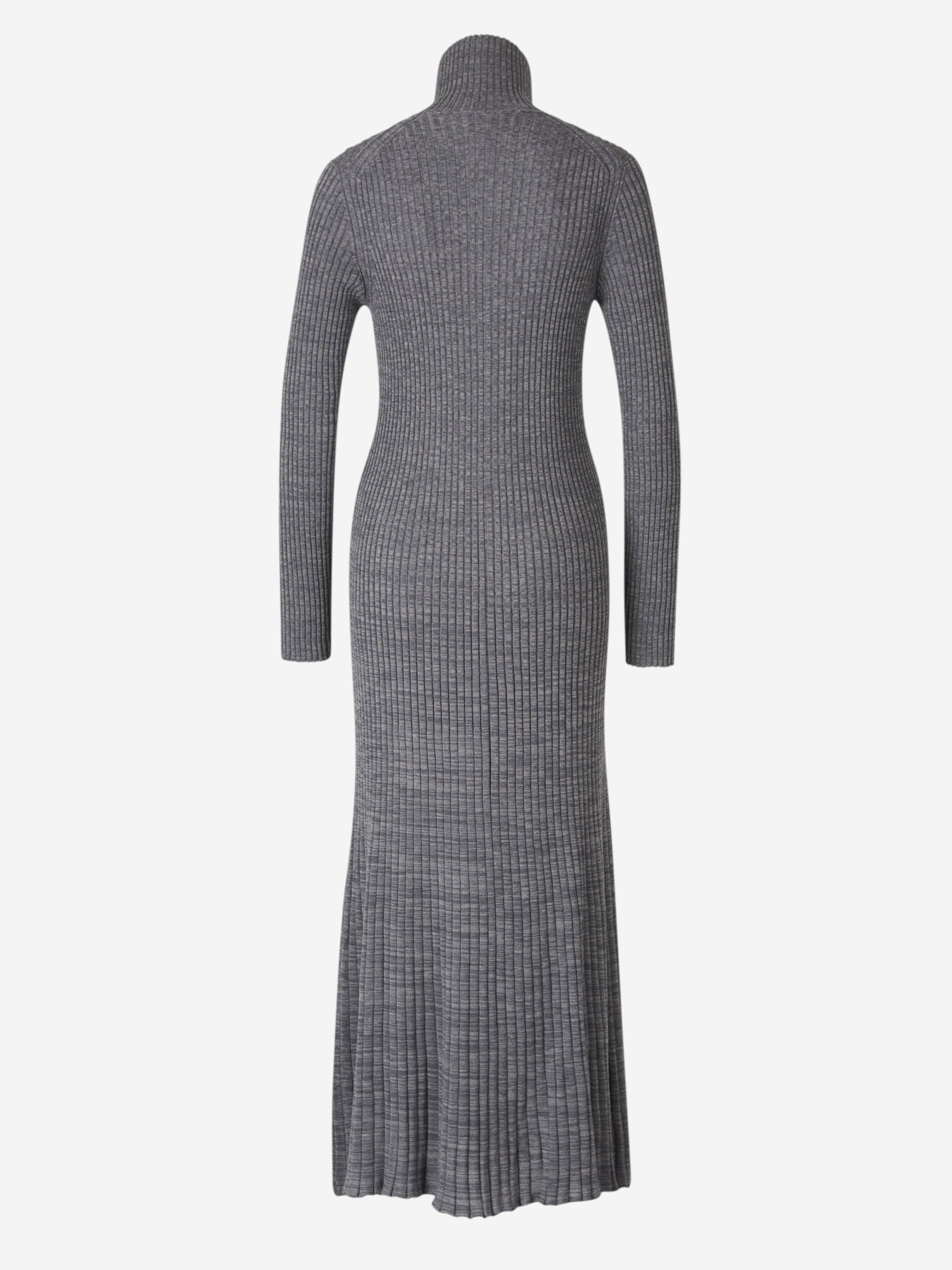 Moncler Vestido Midi Lana color Gris Piedra sku 721-000341 01 - Foto 2