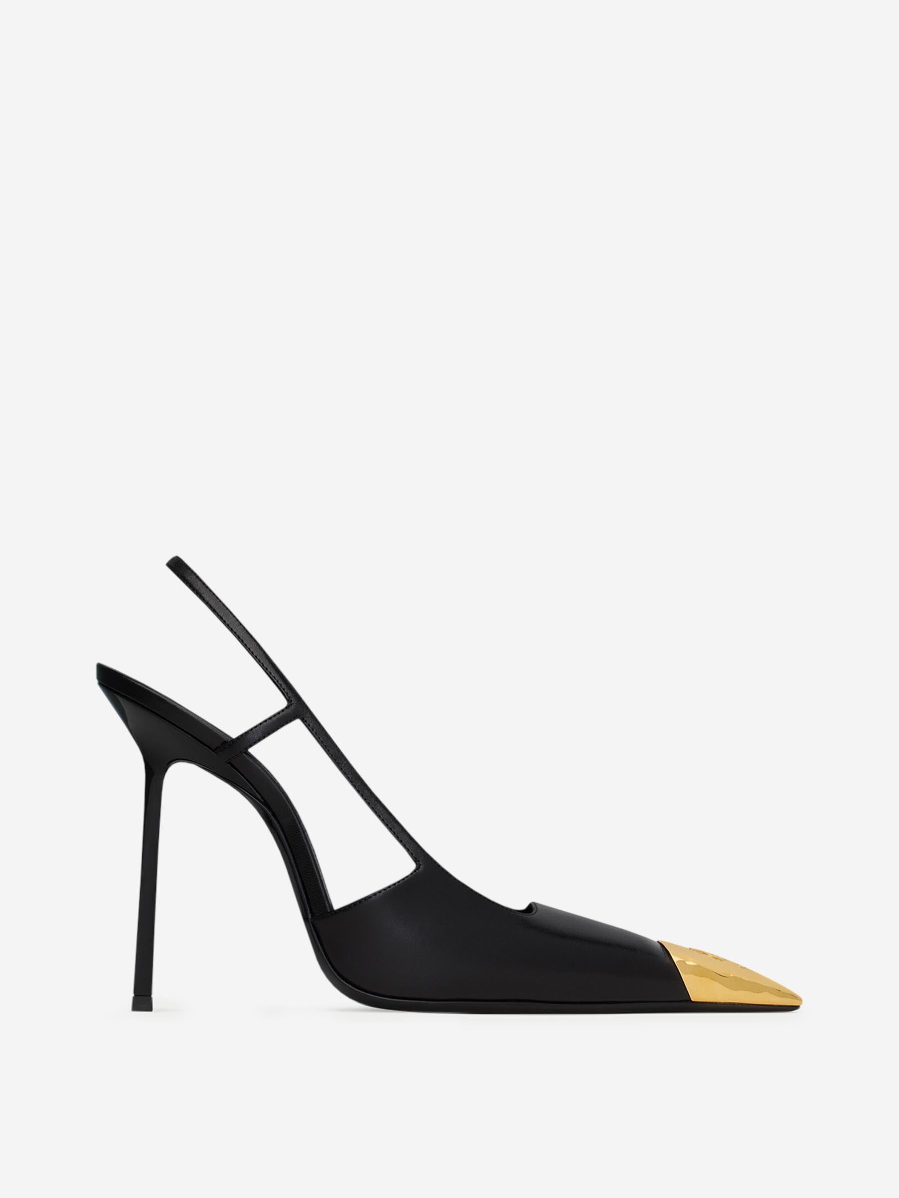 Saint Laurent Zapatos Tacón Jeanne color Negro sku 800-005386 01 - Foto 1