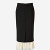 Balenciaga Falda Midi Doble Capa color Negro sku 750-001467 01 - Foto 1