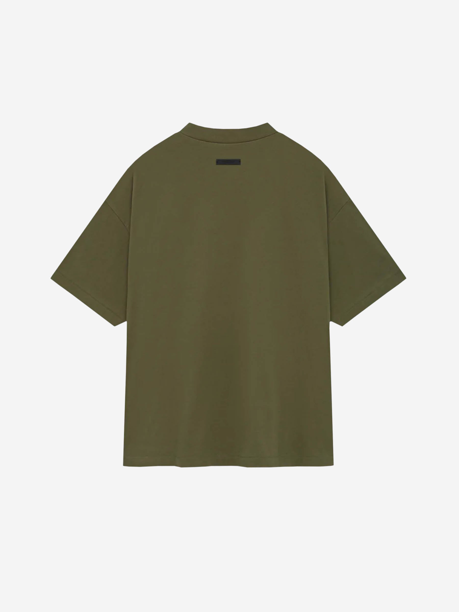 Fear of God Essentials Camiseta Logo Algodón color Verde Militar sku 782-001635 04 - Foto 2