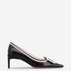 Roger Vivier Zapatos Tacón Viv' Canard color Negro sku 800-005363 01 - Foto 1