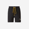 Rhude Bermudas Logo Algodón color Negro sku 523-000895 00 - Foto 1