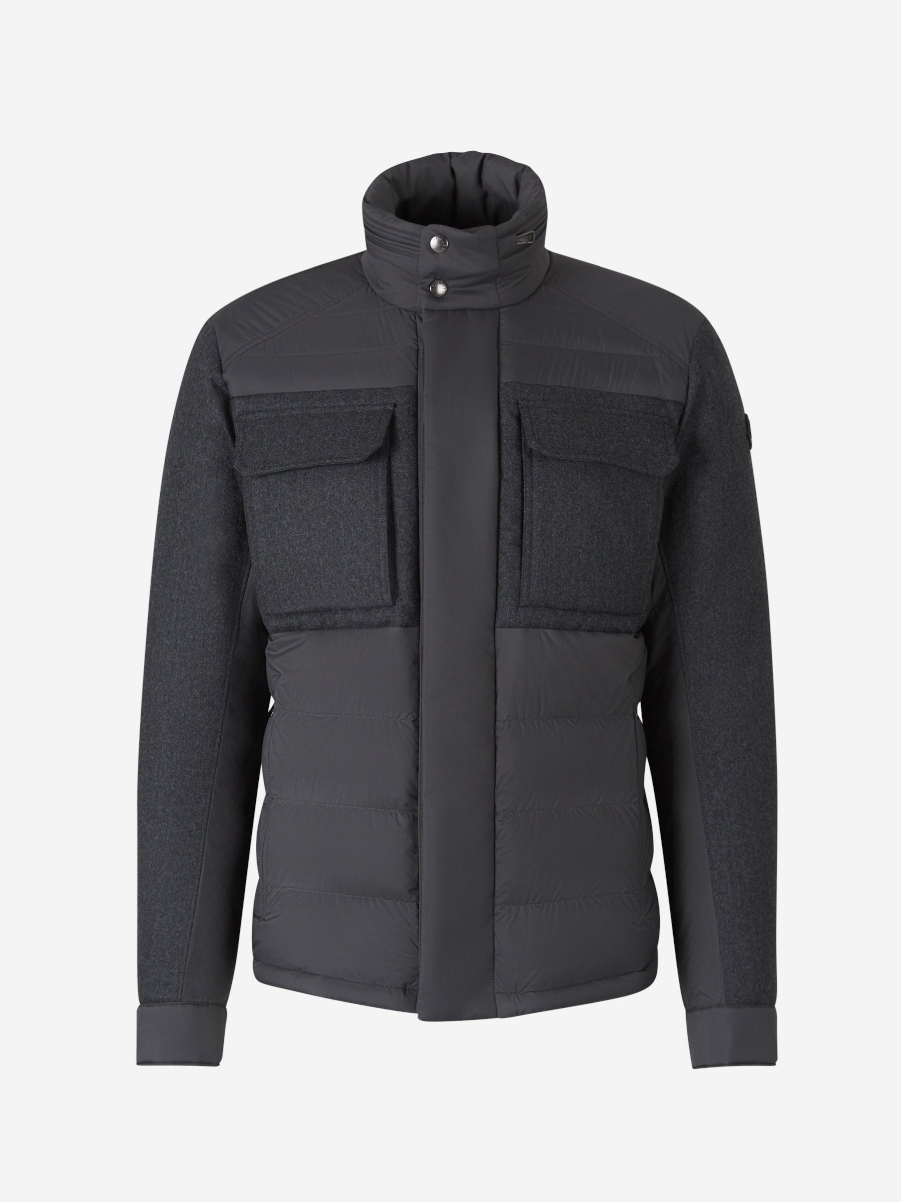 Moncler Chaqueta Acolchada Vallanta color Gris Antracita sku 512-002265 01 - Foto 1