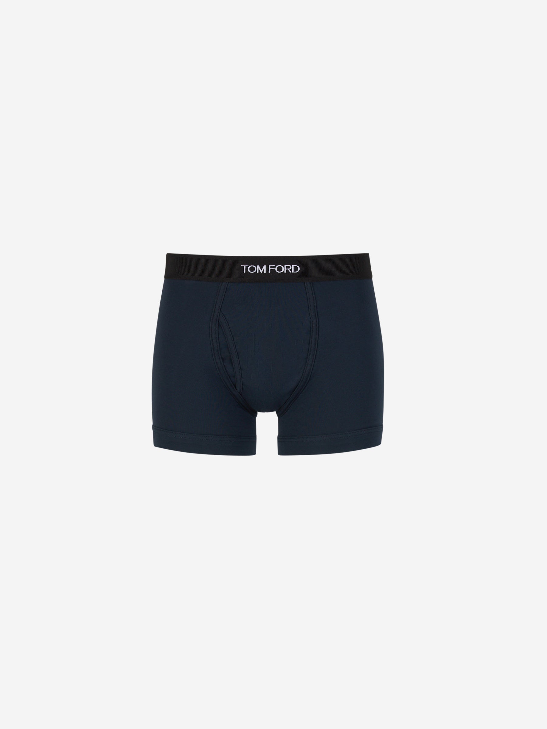 Tom Ford Boxer Algodón Logo color Azul Noche sku 652-000099 05 - Foto 1