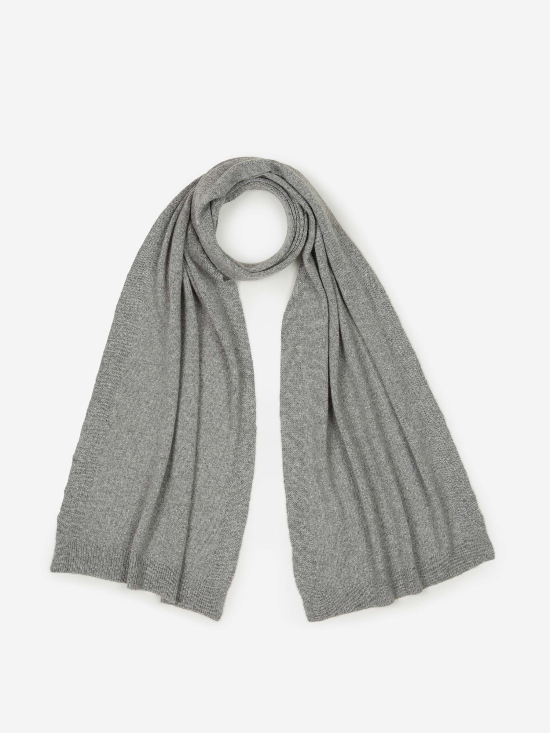 Santa Eulalia Bufanda Lisa Cashmere color Gris Claro sku 630-001323 02 - Foto 1