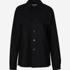 Jil Sander Sobrecamisa Lana color Negro sku 701-002146 01 - Foto 1