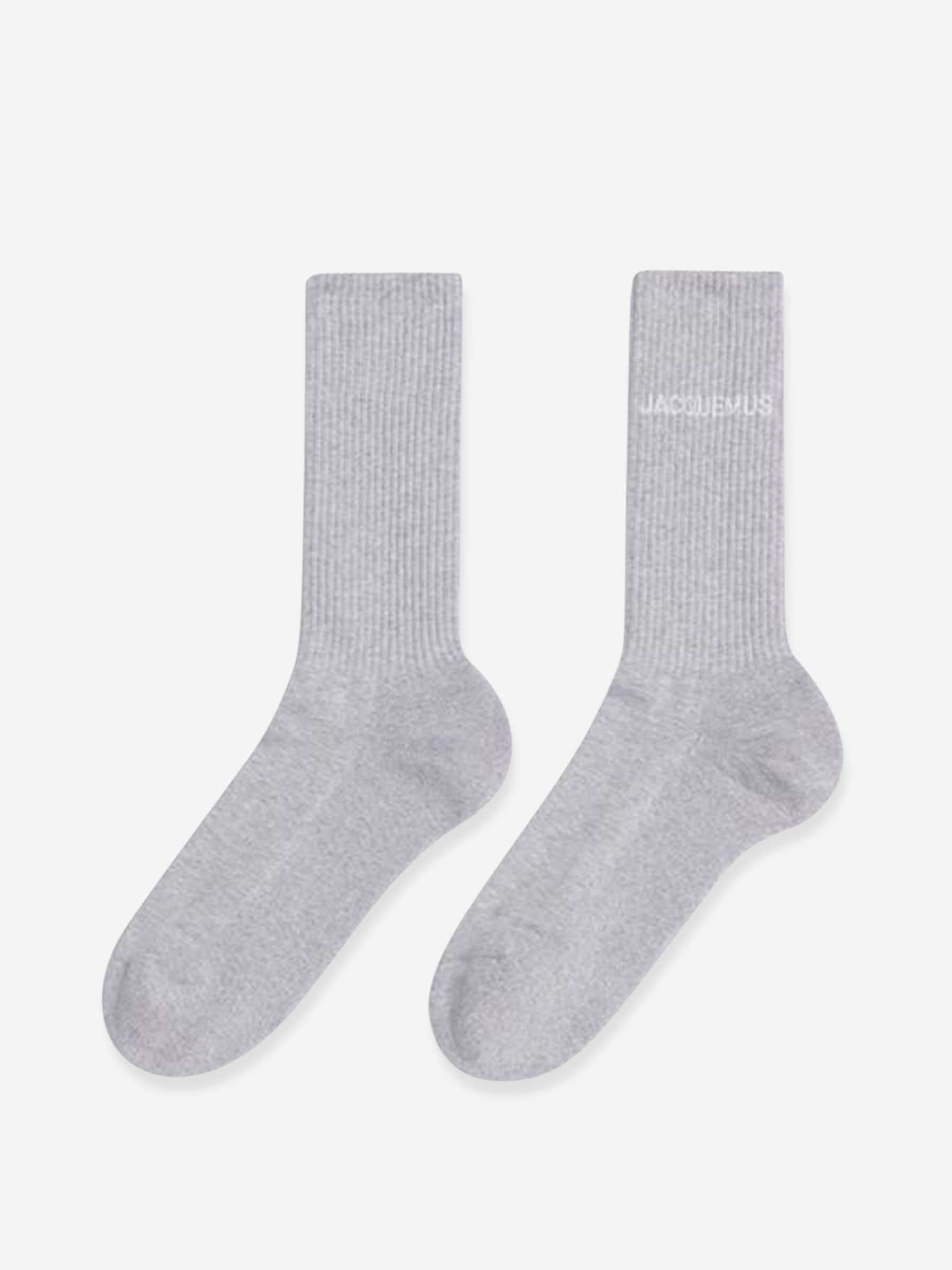 Jacquemus Calcetines Les chaussettes color Gris Piedra sku 642-000513 03 - Foto 2