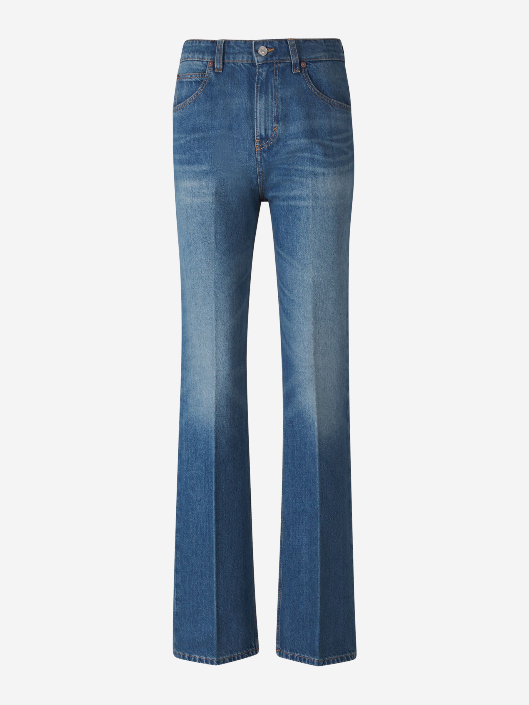 Victoria Beckham Jeans Straight Fit Julia color Azul Denim Oscuro sku 763-001582 01 - Foto 1