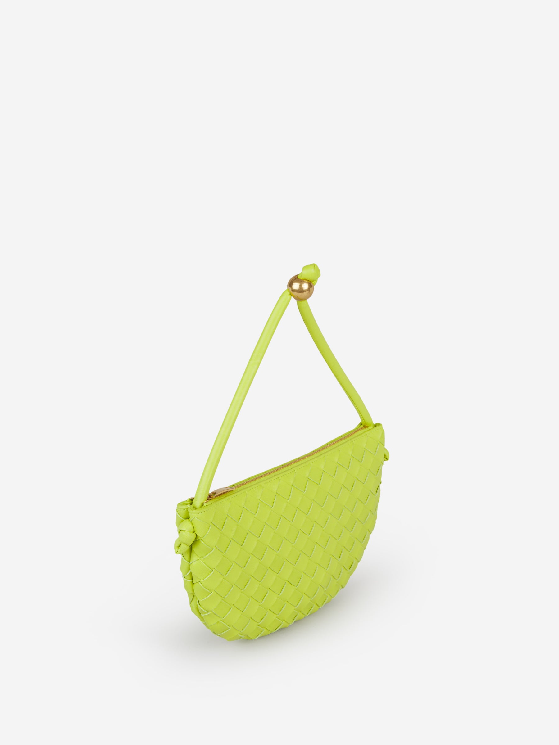 Bottega Veneta Bolso Piel Intrecciato color Verde Lima sku 810-006864 02 - Foto 2