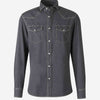 Brunello Cucinelli Camisa Denim Algodón color Azul Denim Oscuro sku 531-006300 01 - Foto 1