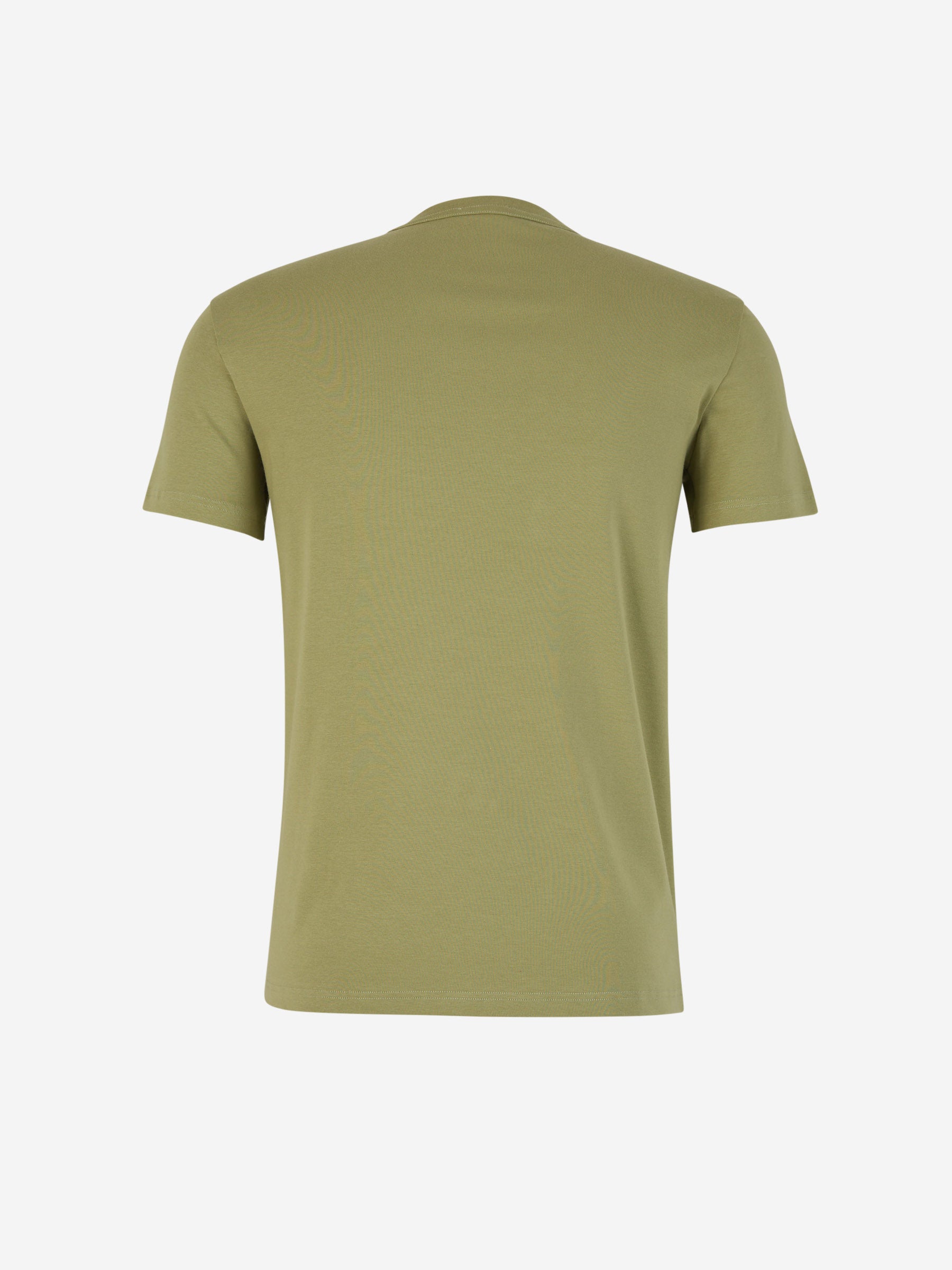 Tom Ford Camiseta Interior Lisa Algodón color Verde Militar sku 653-000083 03 - Foto 2