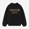 Fear of God Essentials Jersey Crewneck Logo color Negro sku 545-001699 01 - Foto 1