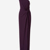 Roland Mouret Vestido Maxi Asimétrico Crepé color Purpura Oscuro sku 732-001394 01