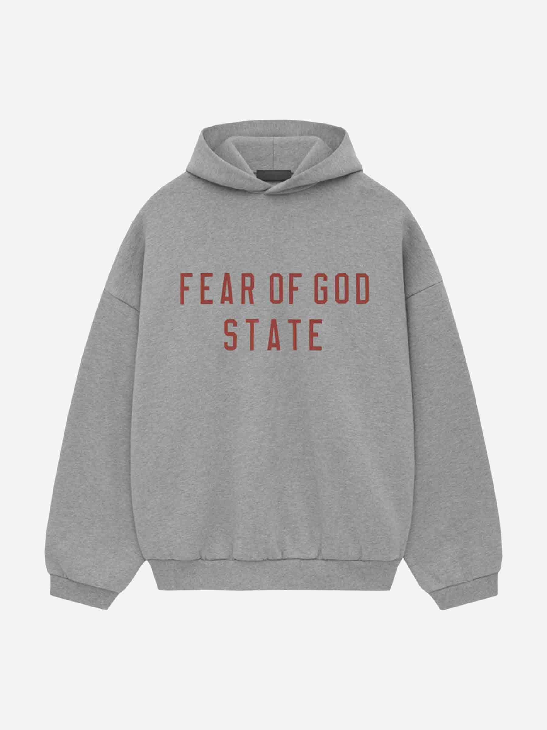 Fear of God Essentials Sudadera Loga Algodón color Gris Piedra sku 545-001700 01 - Foto 1