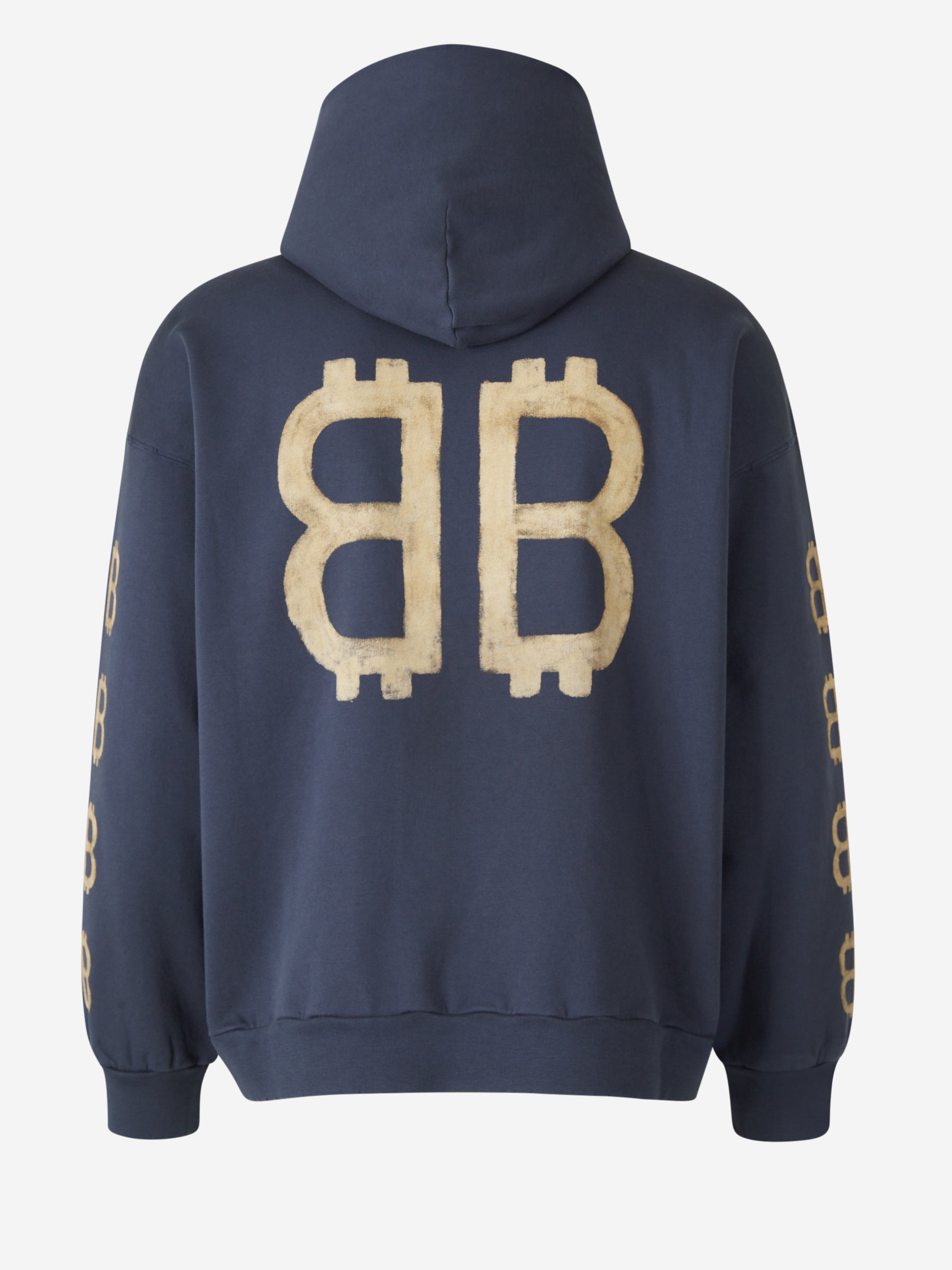 Balenciaga Sudadera Crypto Logo color Azul Marino sku 545-001627 01 - Foto 2