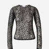 Alexander McQueen Camiseta Motivo Leopardo color Negro sku 711-003229 01 - Foto 1