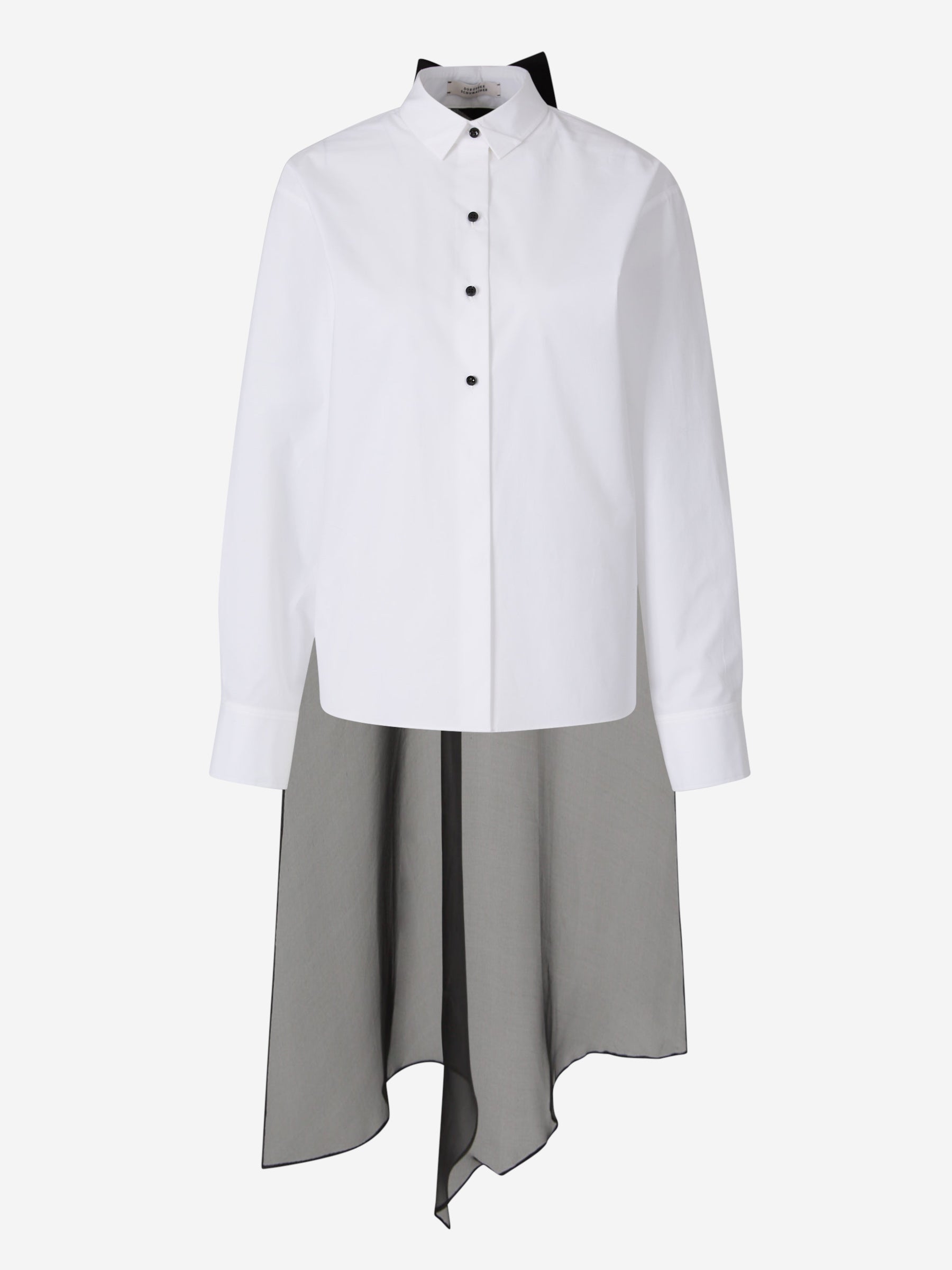 Dorothee Schumacher Camisa Lazo Organza color Blanco sku 701-002157 01 - Foto 1