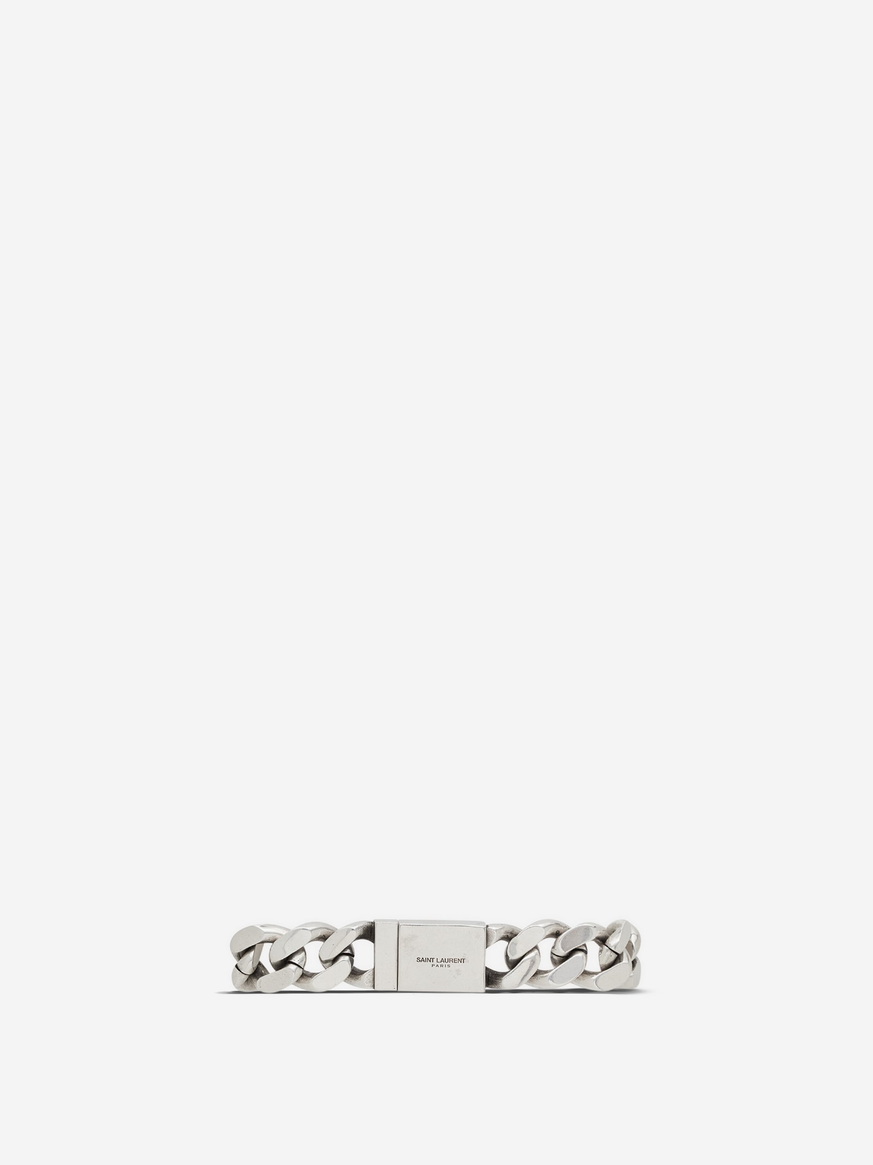 Saint Laurent Pulsera Gourmette Eslabones color Plateado sku 682-000795 01 - Foto 1