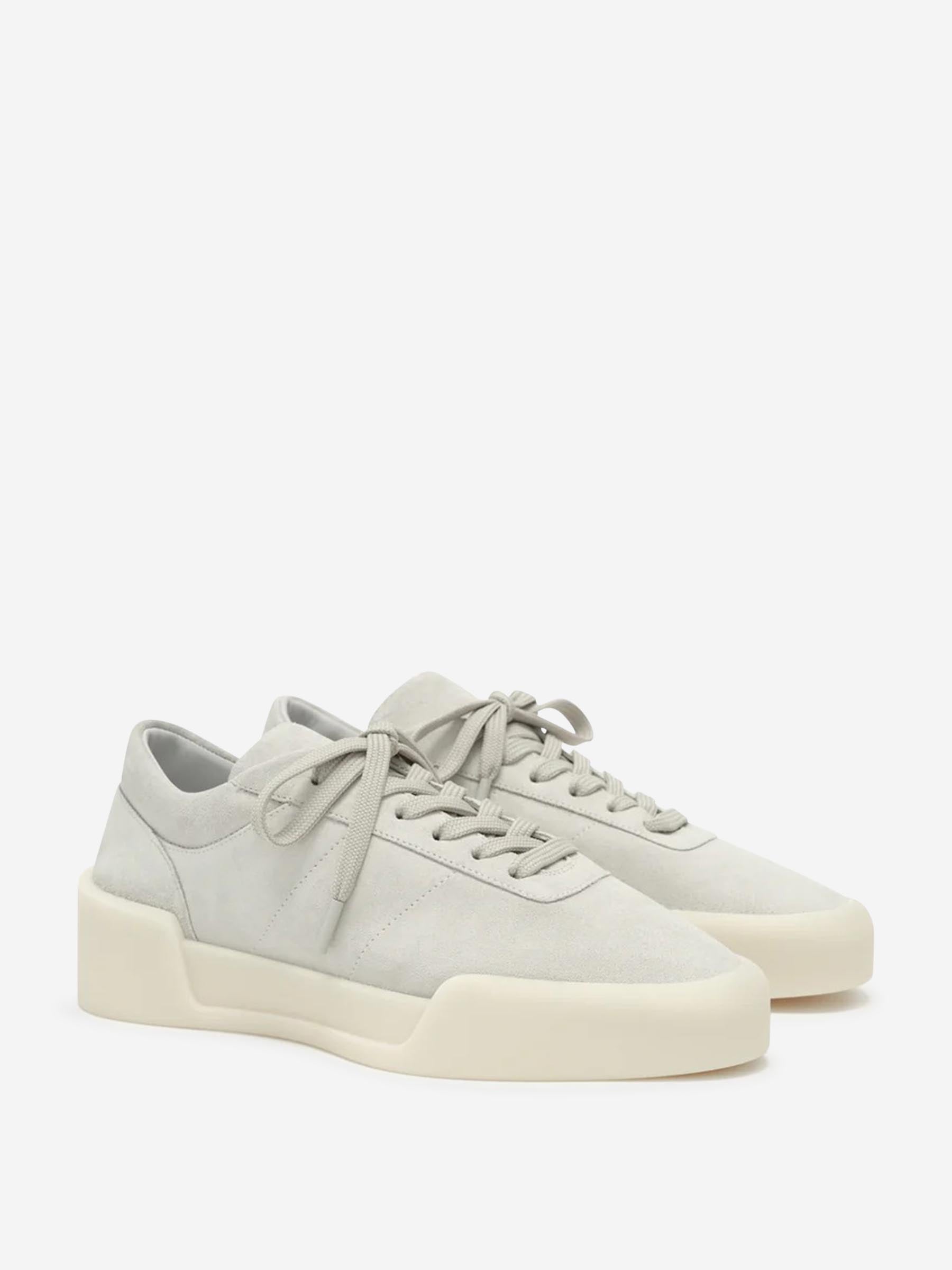 Fear of God Sneakers Aerobic Piel Ante color Gris Claro sku 616-002953 01 - Foto 2