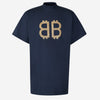 Balenciaga Camiseta Oversize Logo color Azul sku 553-003775 01 - Foto 1