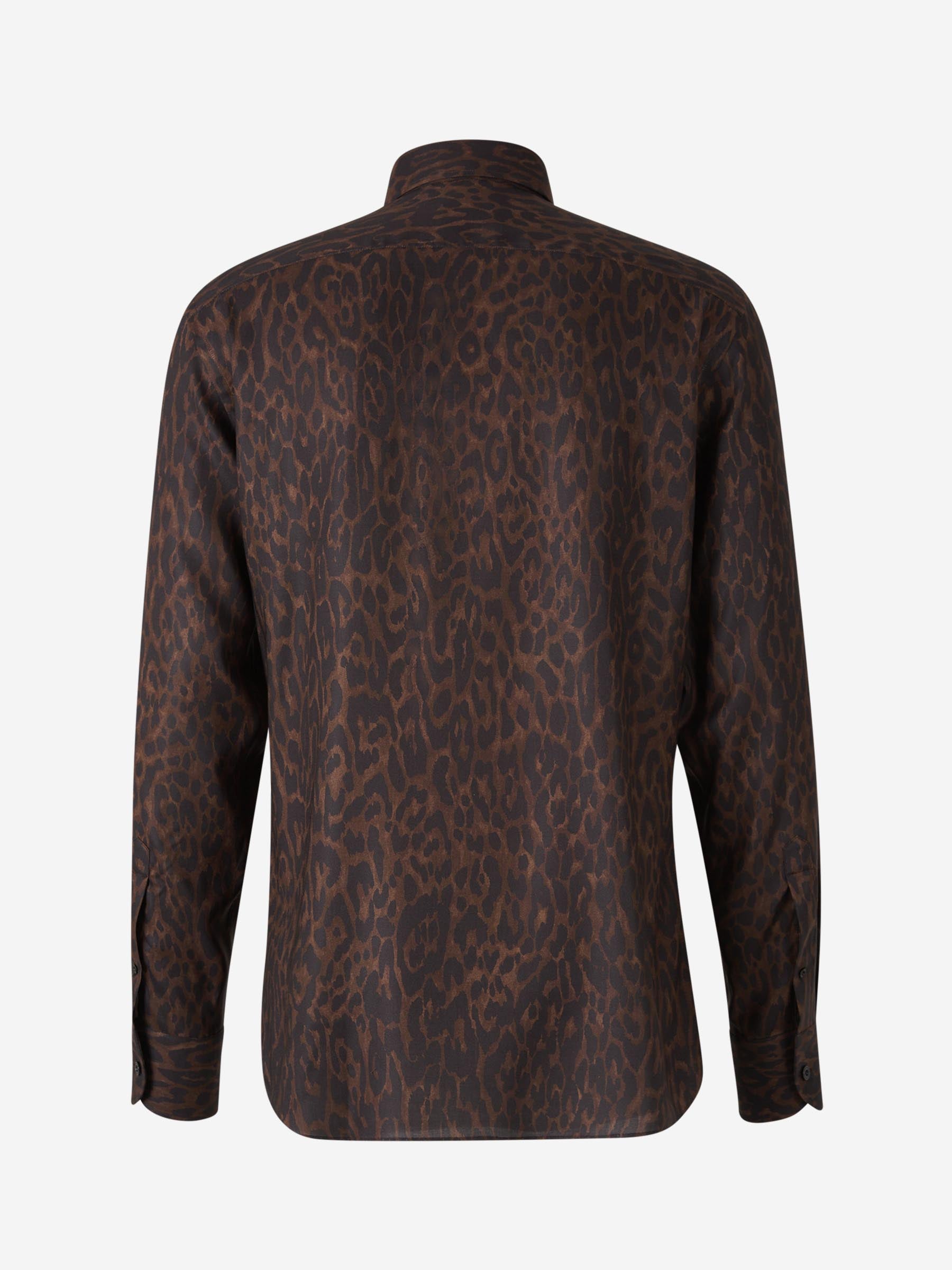 Tom Ford Camisa Motivo Leopardo color Leopardo sku 531-006288 01 - Foto 2