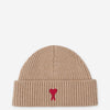 Ami Paris Gorro Punto Logo color Caramelo sku 695-001604 02 - Foto 1