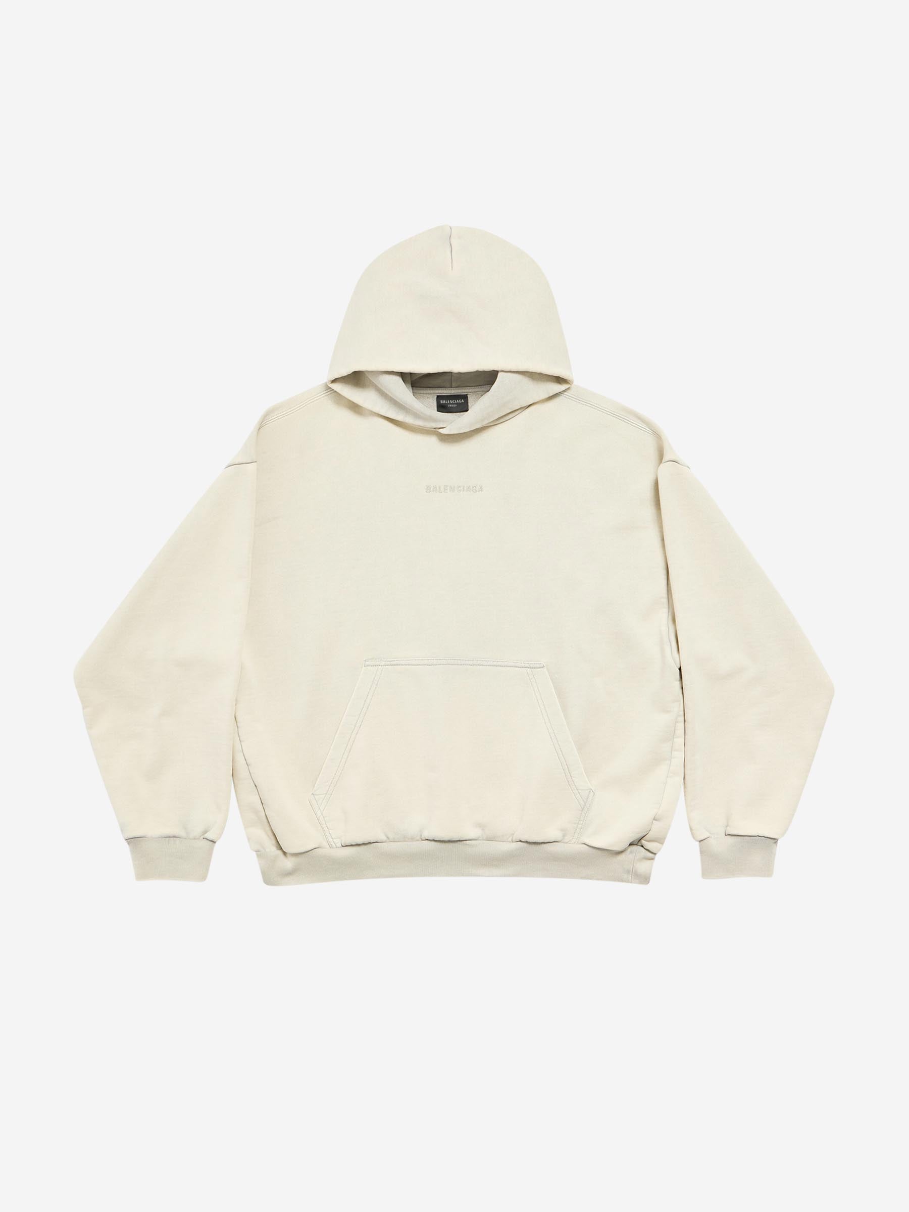 Balenciaga Sudadera Logo Algodón color Beige sku 545-001725 01 - Foto 1