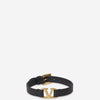 Valentino Garavani Pulsera Logo Piel color Negro sku 682-000741 04 - Foto 1