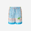 Casablanca Bermudas Seda Le Plongeon color Azul sku 523-001029 01 - Foto 1