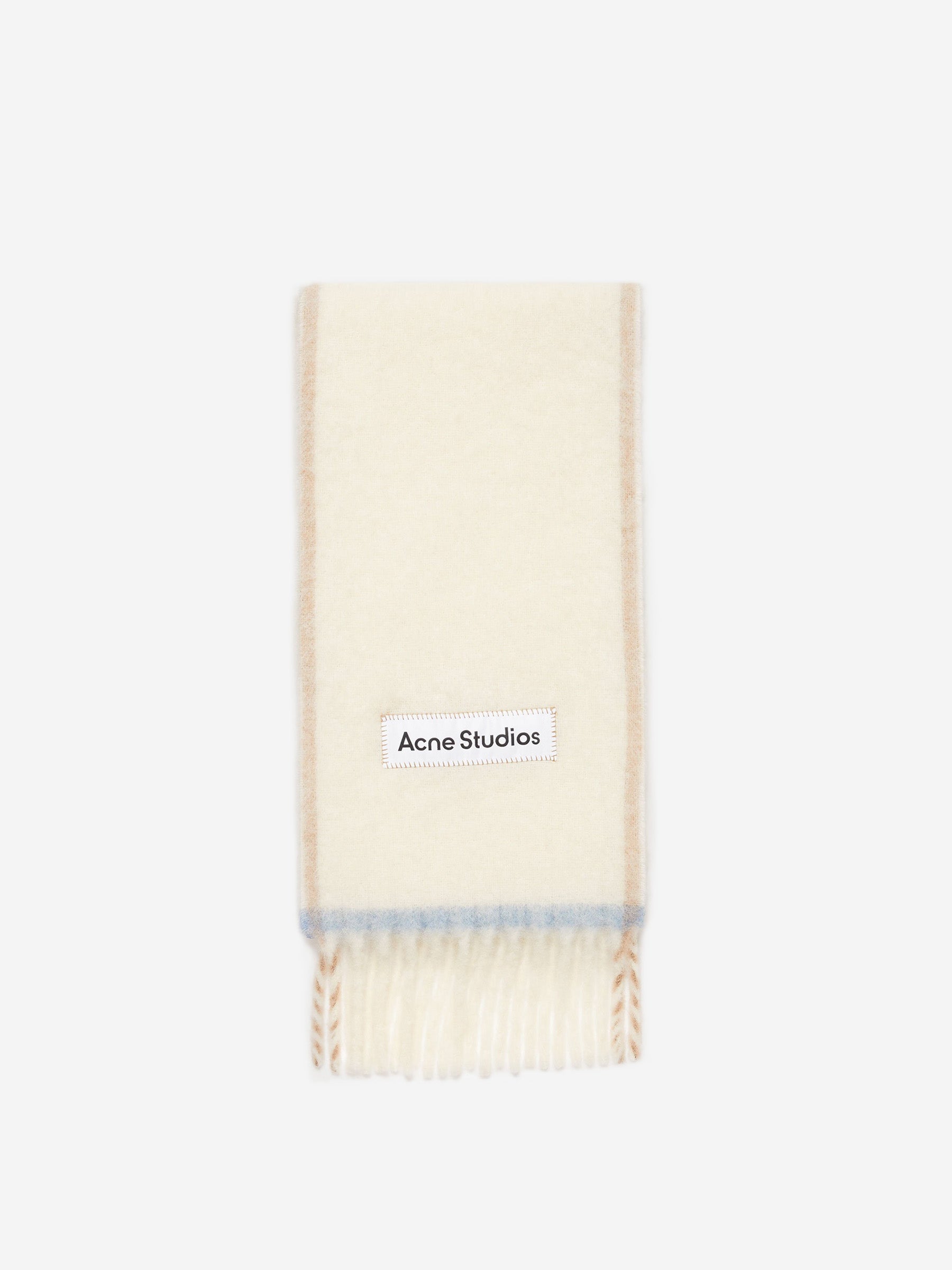 Acne Studios Bufanda Alpaca Tie Dye color Blanco sku 840-000770 01 - Foto 1