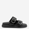 Alexander McQueen Sandalias Hybrid Slide color Negro sku 617-000113 01 - Foto 1