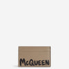 Alexander McQueen Tarjetero Logo Piel color Beige sku 691-001322 01 - Foto 1