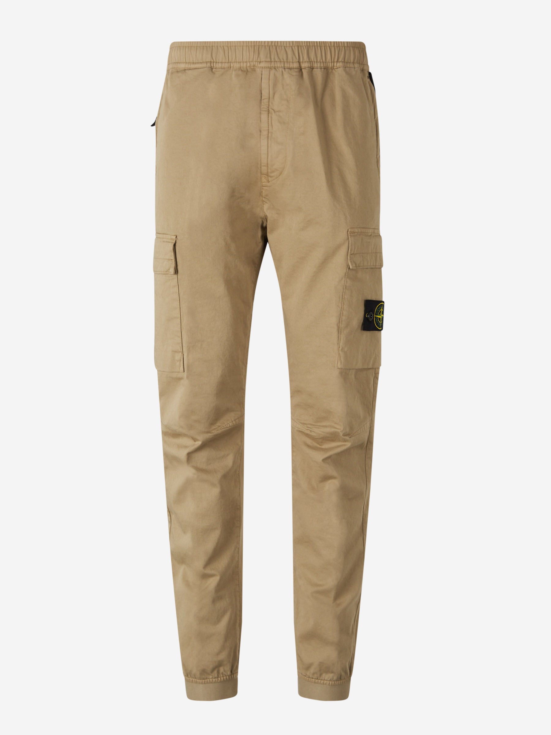 Stone Island Joggers Logo Algodón color Marron sku 521-003122 02 - Foto 1