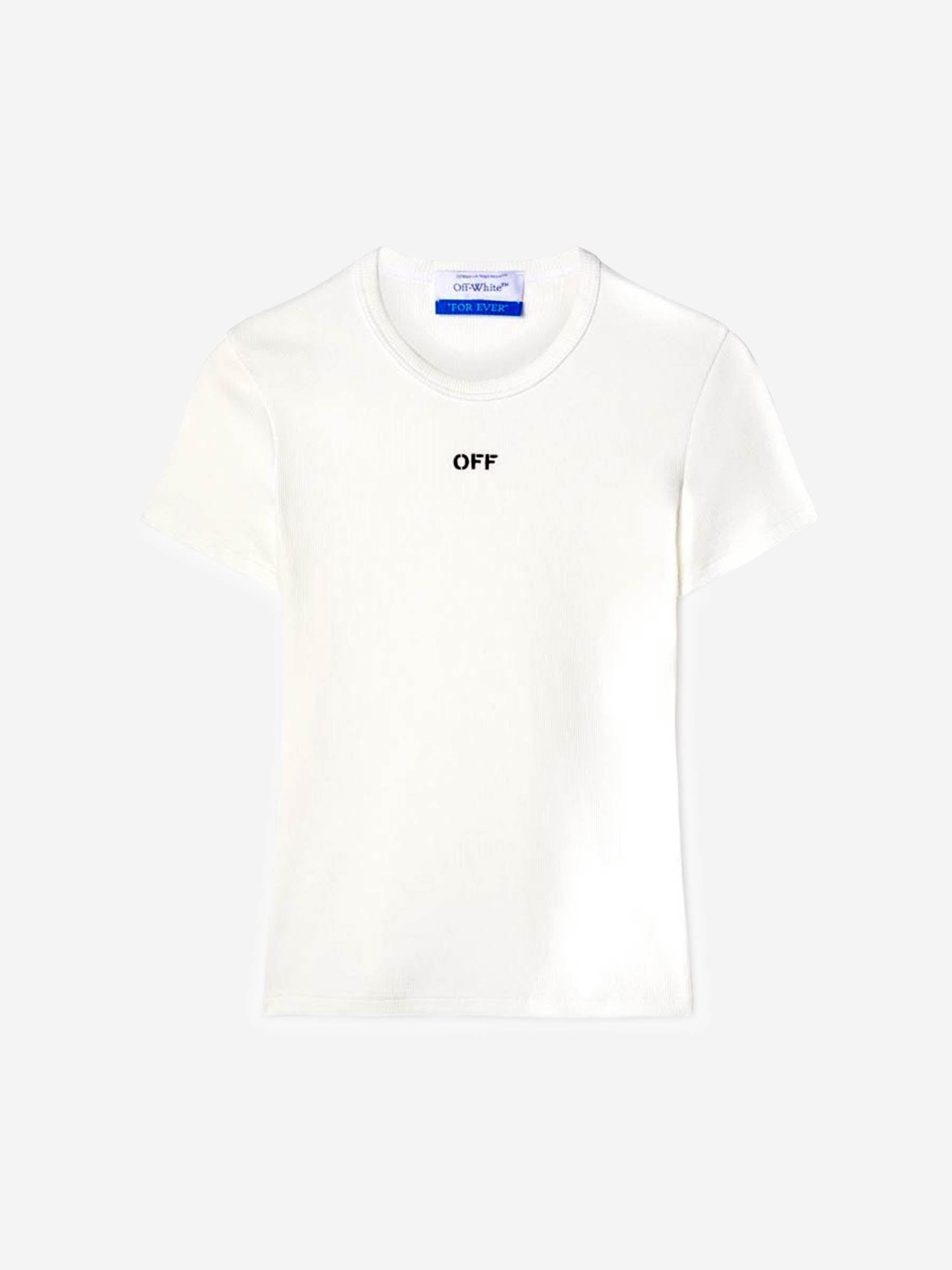 Off-White Camiseta Algodón Logo color Blanco sku 782-001620 01 - Foto 1