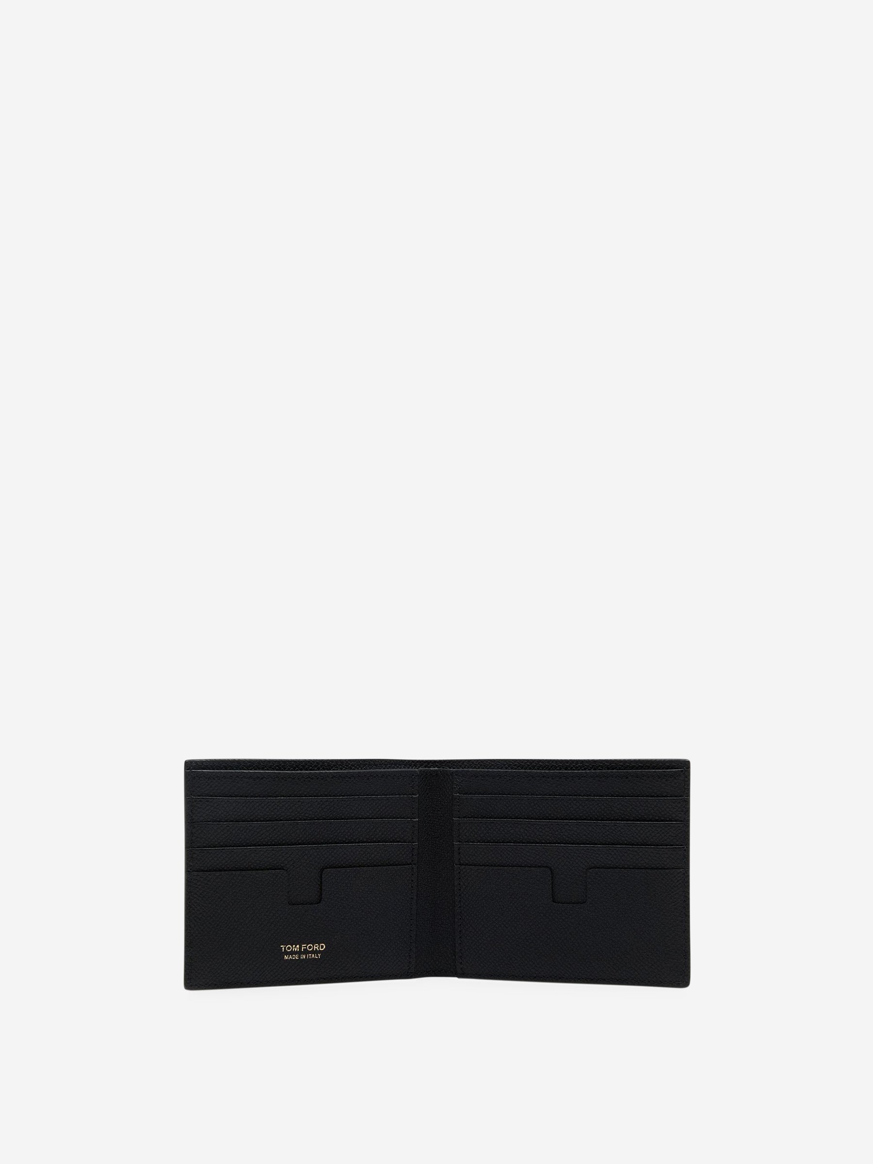 Tom Ford Cartera Logo Piel color Negro sku 691-001336 01 - Foto 2