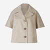 Max Mara Gabardina Cropped Oversize color Beige sku 771-001523 01 - Foto 1