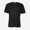 Saint Laurent Camiseta Logo Viscosa color Negro sku 553-003956 01 - Foto 1