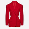 Magda Butrym Chaqueta Cruzada Lana color Rojo sku 741-002168 01 - Foto 1