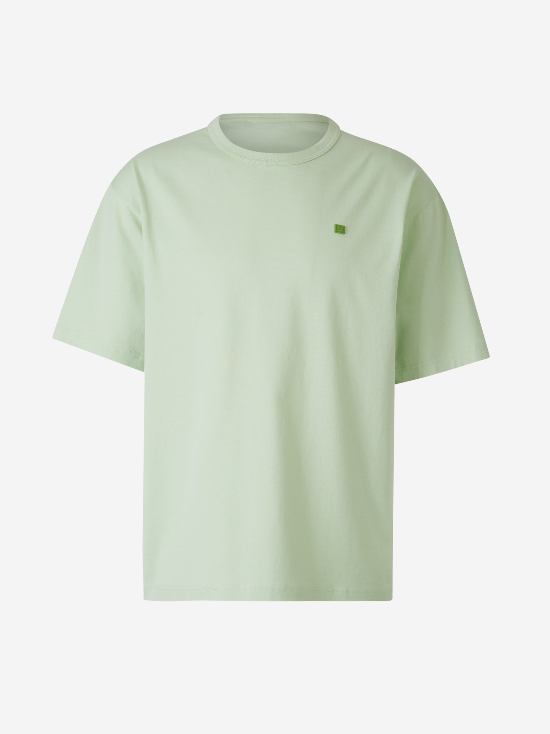 Acne Studios Face Camiseta Logo Face color Verde Lima sku 553-003801 01 - Foto 1