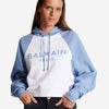 Balmain Sudadera Cropped Logo color Azul Celeste sku 715-000164 01 - Foto 2