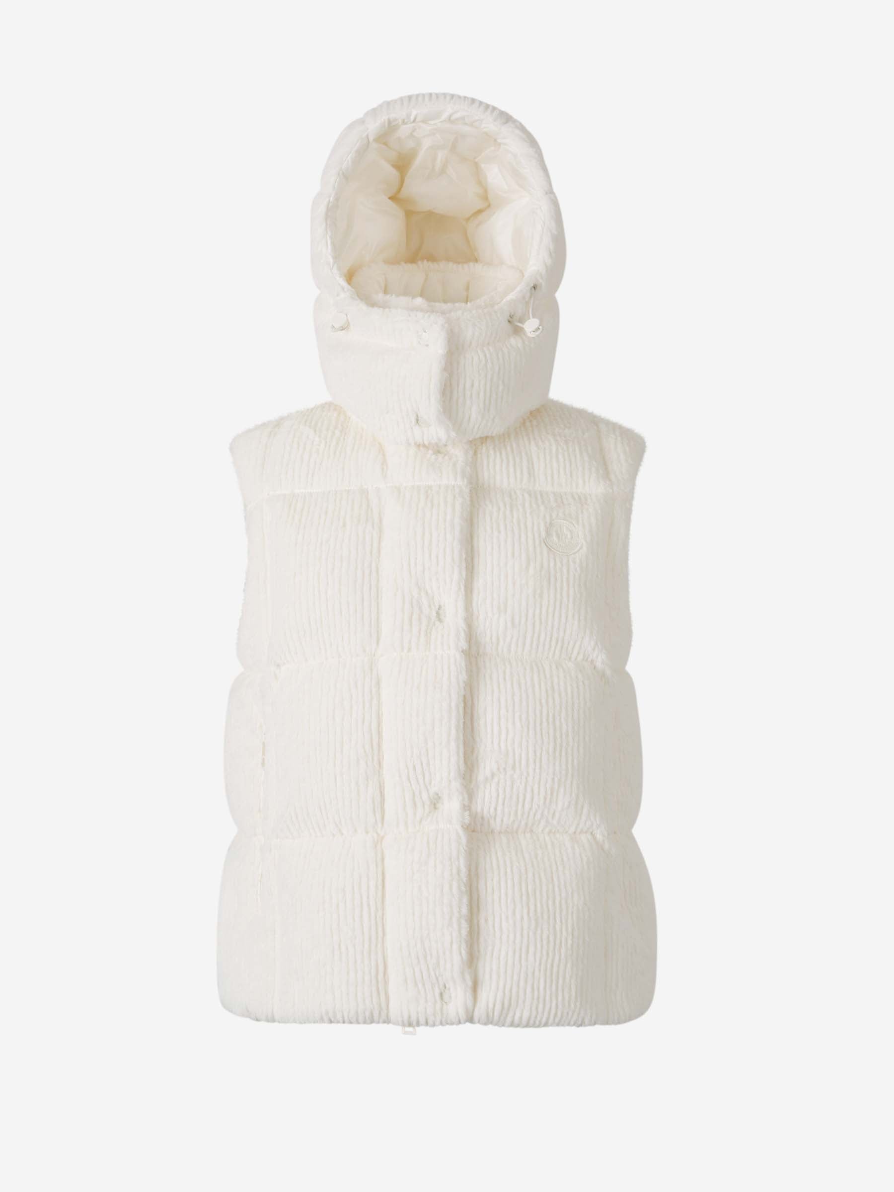 Moncler Chaleco Peluche Acolchado color Blanco sku 775-000184 01 - Foto 1