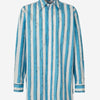 Bottega Veneta Camisa Motivo Nadadores color Azul sku 531-006324 01 - Foto 1