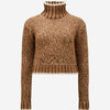 Moncler Jersey Tricot Cropped color Marron sku 711-003253 01 - Foto 1