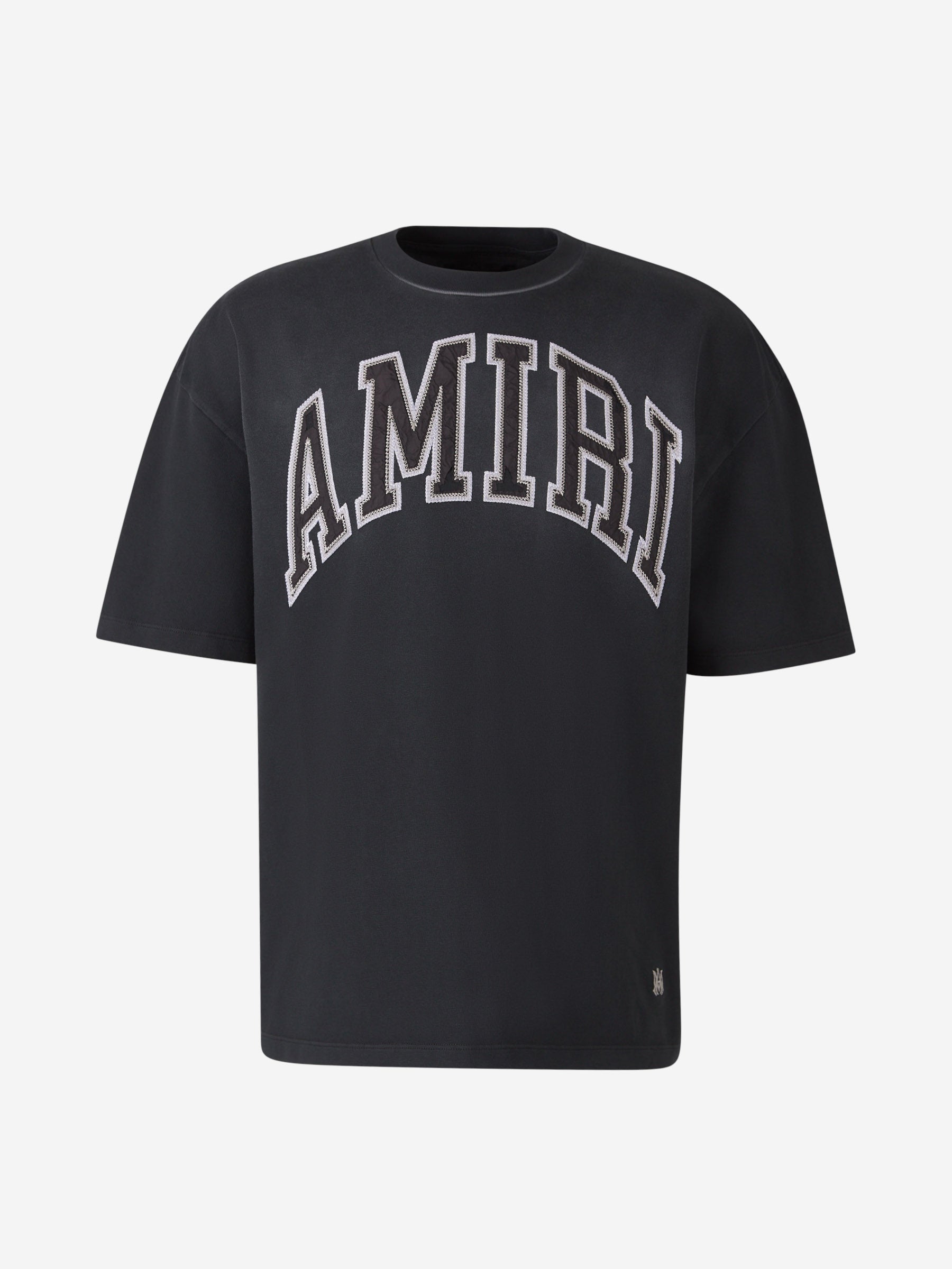 Amiri Camiseta Logo Algodón color Gris Antracita sku 553-003748 01 - Foto 1