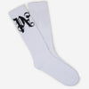 Palm Angels Calcetines Logo Canalé color Blanco sku 642-000449 01 - Foto 1