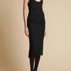 Khaite Falda Midi Leema color Negro sku 750-001513 01 - Foto 1