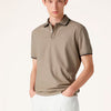 Loro Piana Polo Piqué Algodón color Topo sku 552-001417 02 - Foto 1