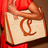 Christian Louboutin Bolso Tote Bag Logo color Rafia sku 810-007472 01 - Foto 1